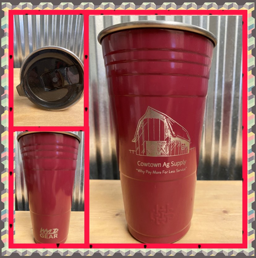 WYLD CUP 24OZ MAROON