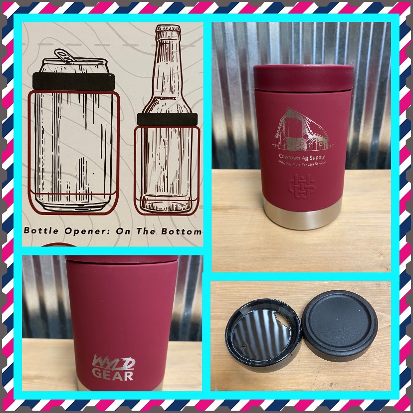 WYLD MULTICAN CUP W/ LOGO MAROON