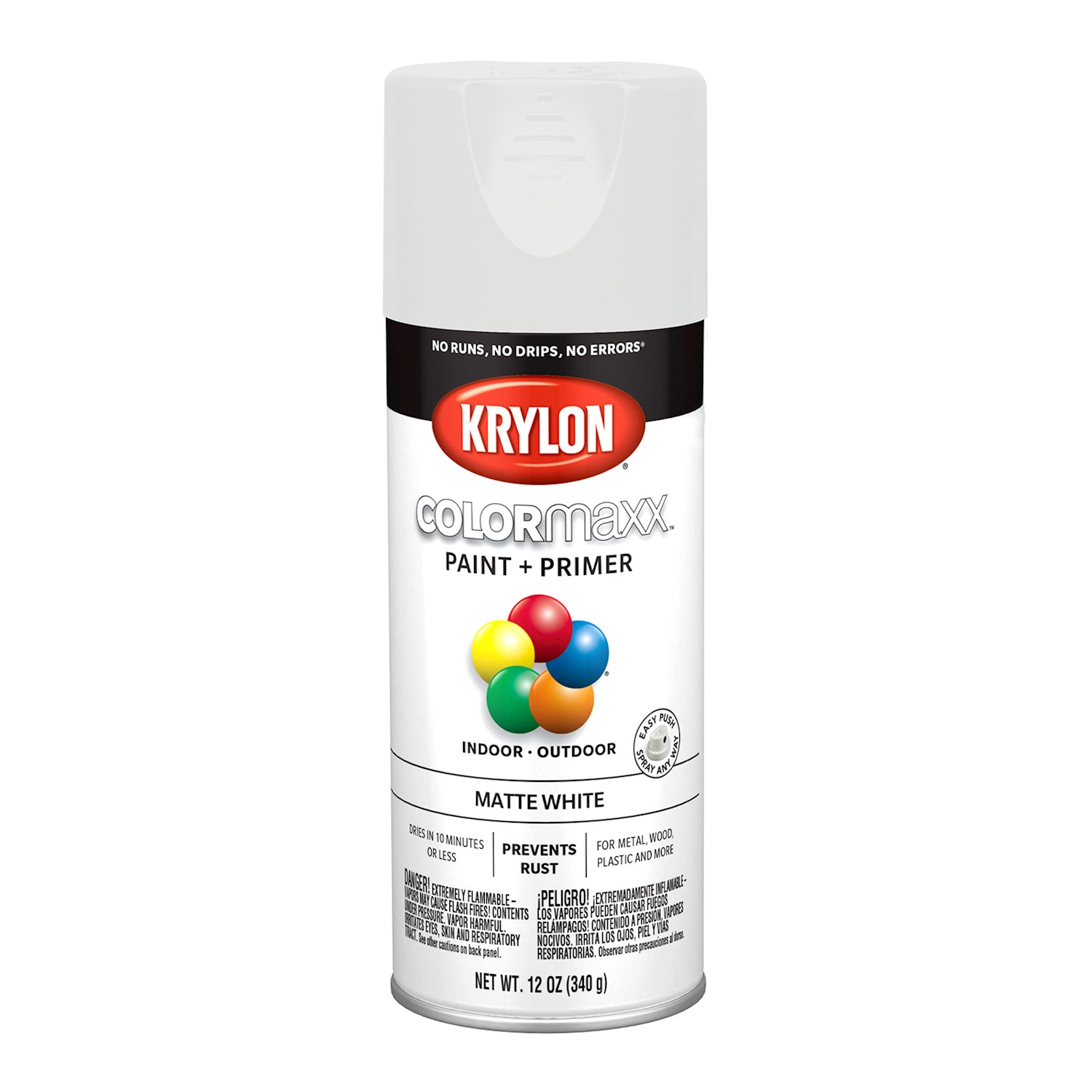 COLORMAXX MATTE WHITE 12OZ