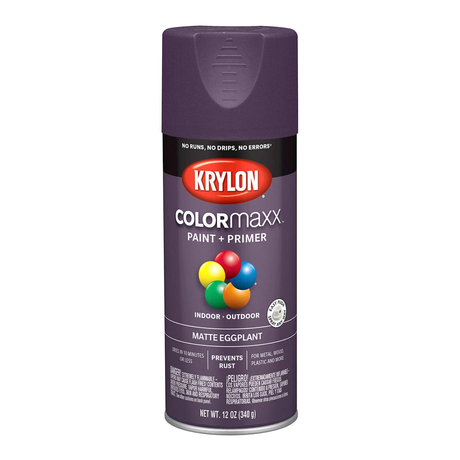 COLORMAXX MATTE EGGPLANT 12OZ