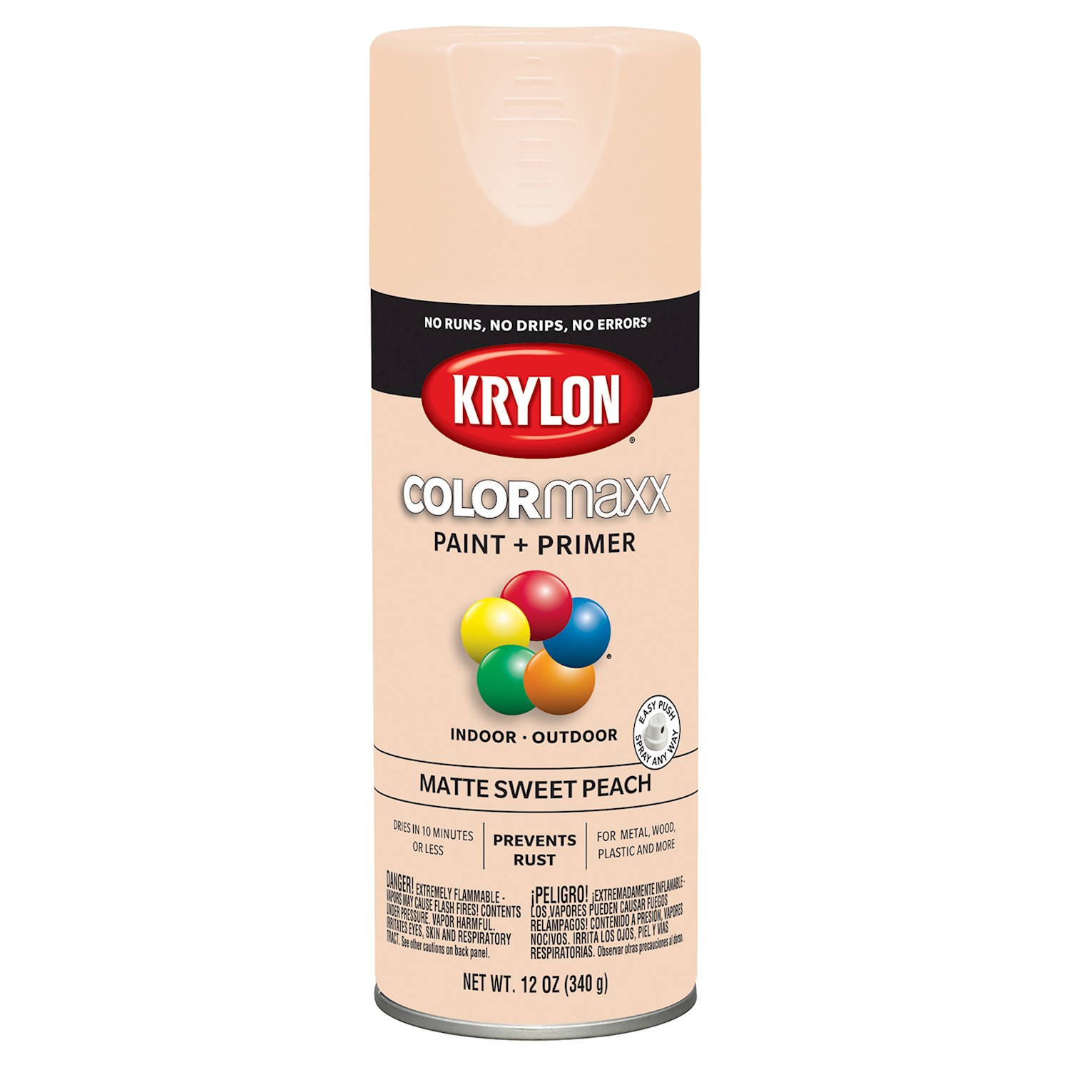 COLORMAXX MATTE SWEET PEACH 12OZ