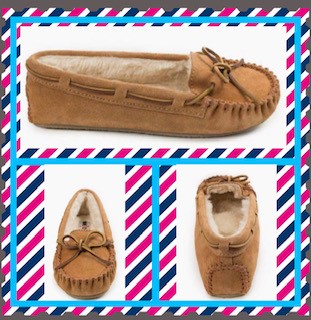 Ladies Minnetonka Cally Cinnamon Slippers