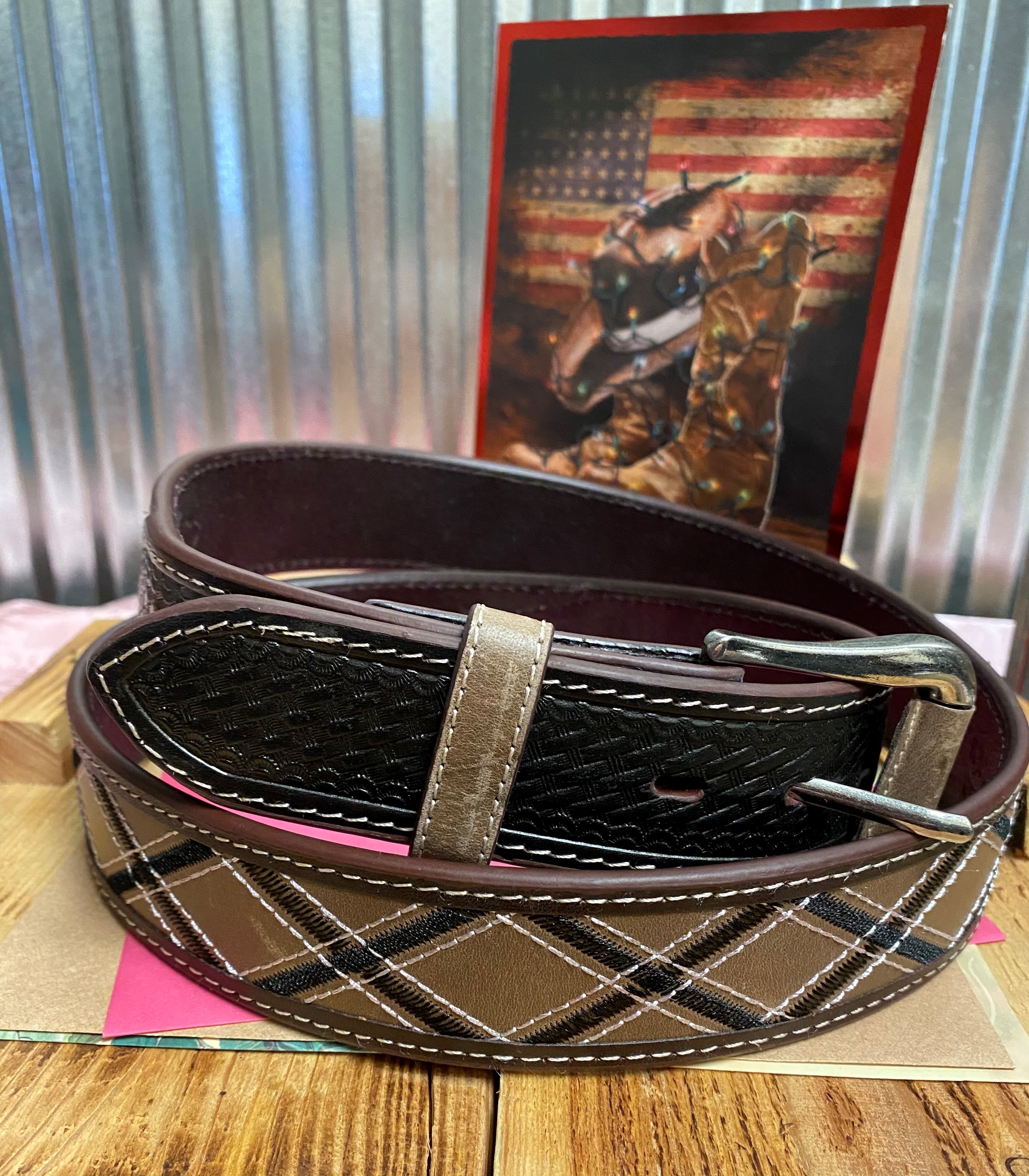 Men's 3D Vintage Rodeo Belt