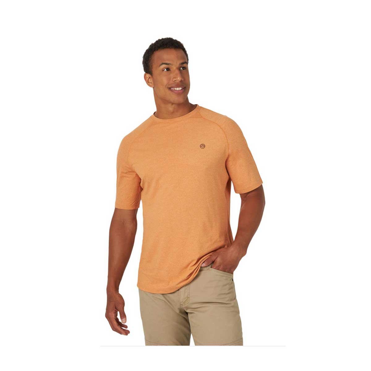 MENS MED  ORANGE ATG  TEE