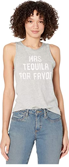 JRS. SMALL GREY TANK MAS TEQUILA