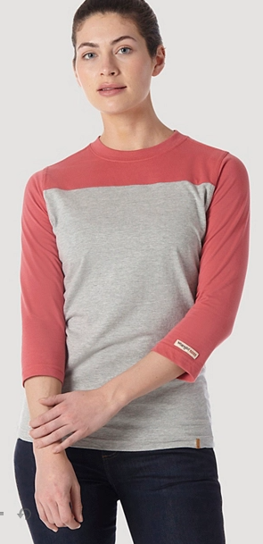 BERRY/GREY  SM 1/4 SLEEVE