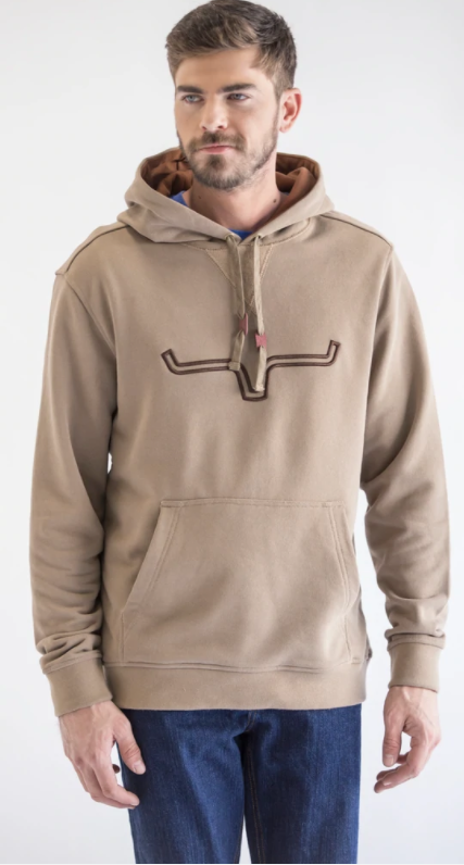 MNS FAST TALKER SM TAUPE HOODIE