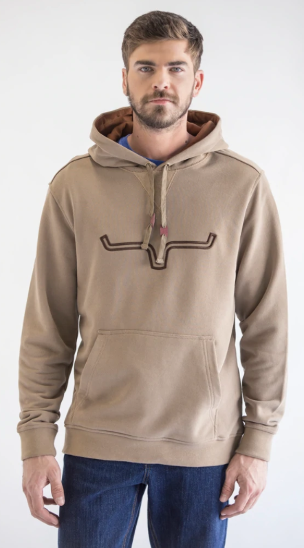 MNS FAST TALKER SM TAUPE HOODIE