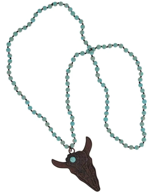 NC STEER ATTITUDE TURQ BEADS