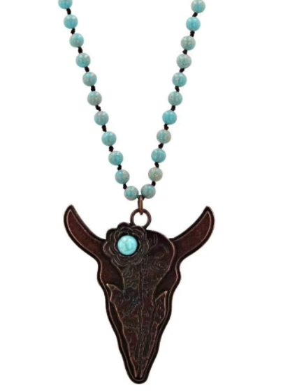 NC STEER ATTITUDE TURQ BEADS