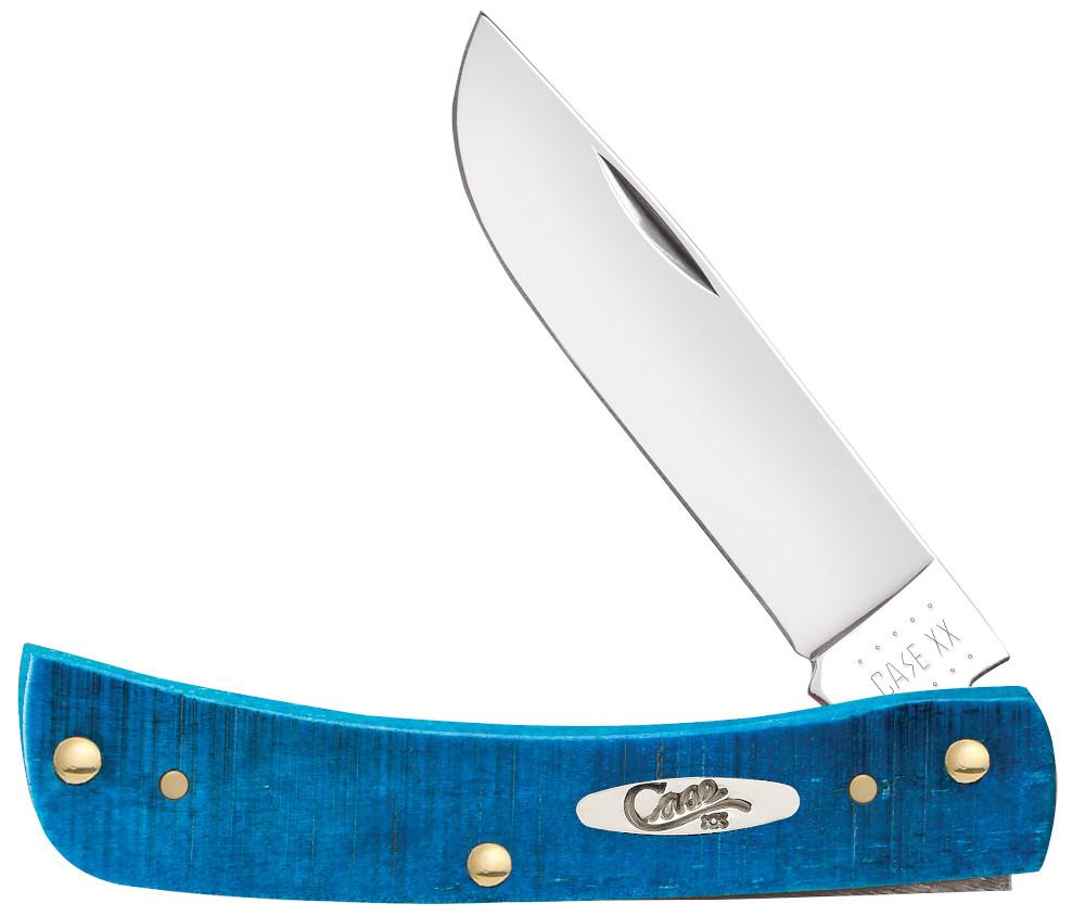 W.R Case Caribbean Blue Bone Sawcut Jig Knife