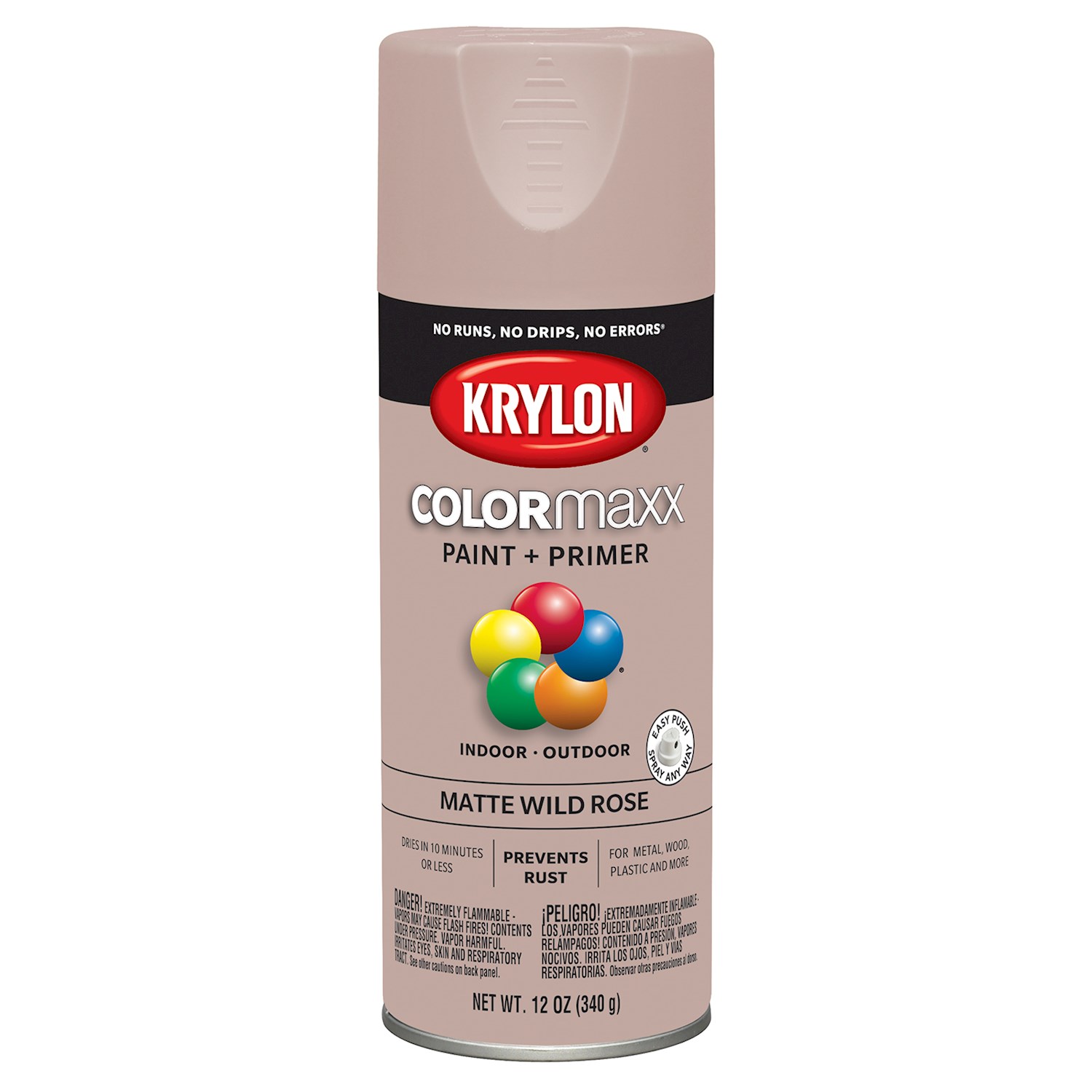 COLORMAXX MATTE WILD ROSE 12OZ