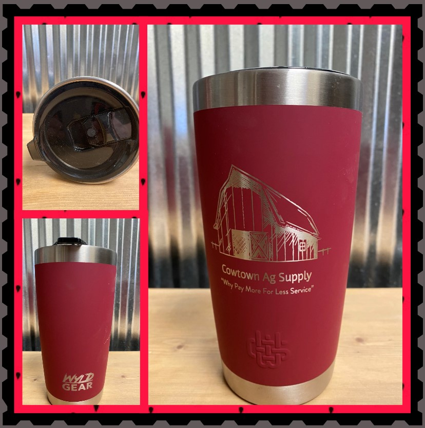 WYLD TUMBLER 20OZ MAROON