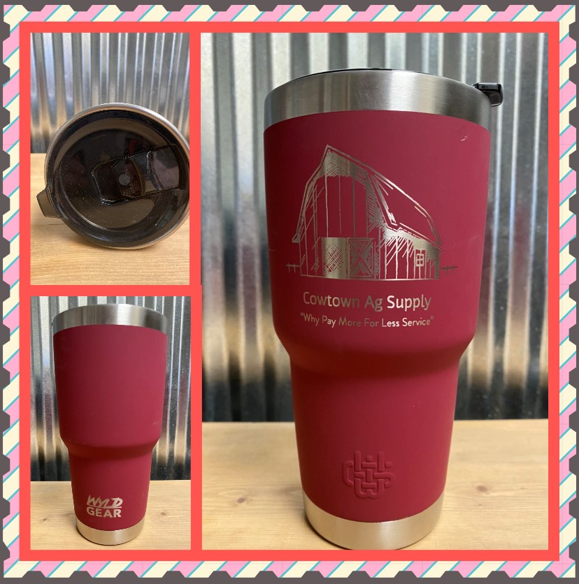 WYLD TUMBLER 30OZ MAROON